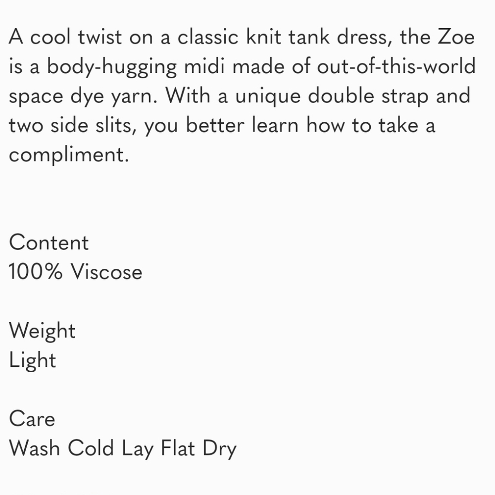 Callahan Knitwear Zoe Dress in Mango Space Dye Size Large - Picture 8 of 12
